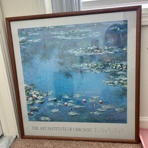 Vintage Claude Monet Waterlillies Poster